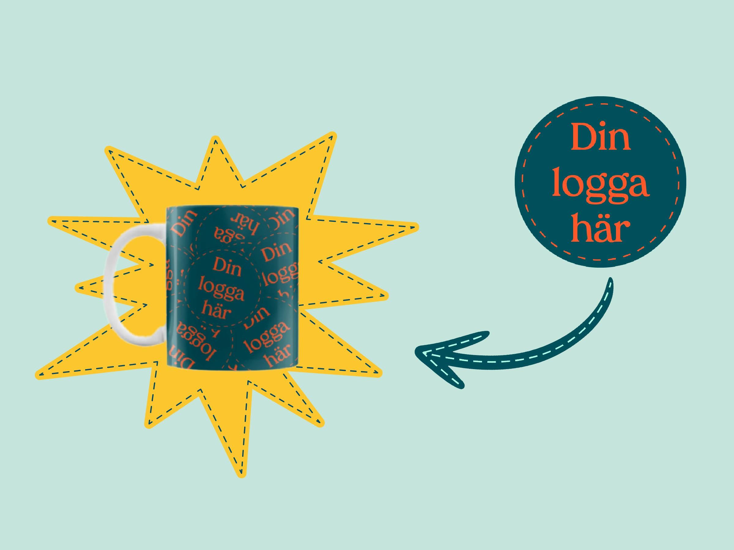 Din logga här - mugg
