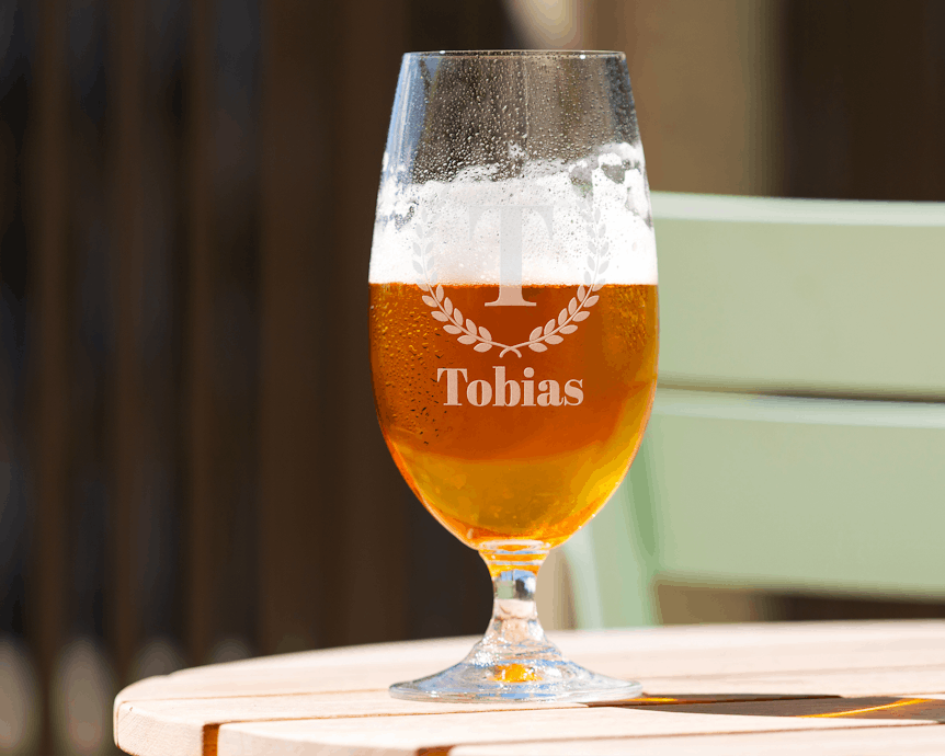 personalised beerglass
