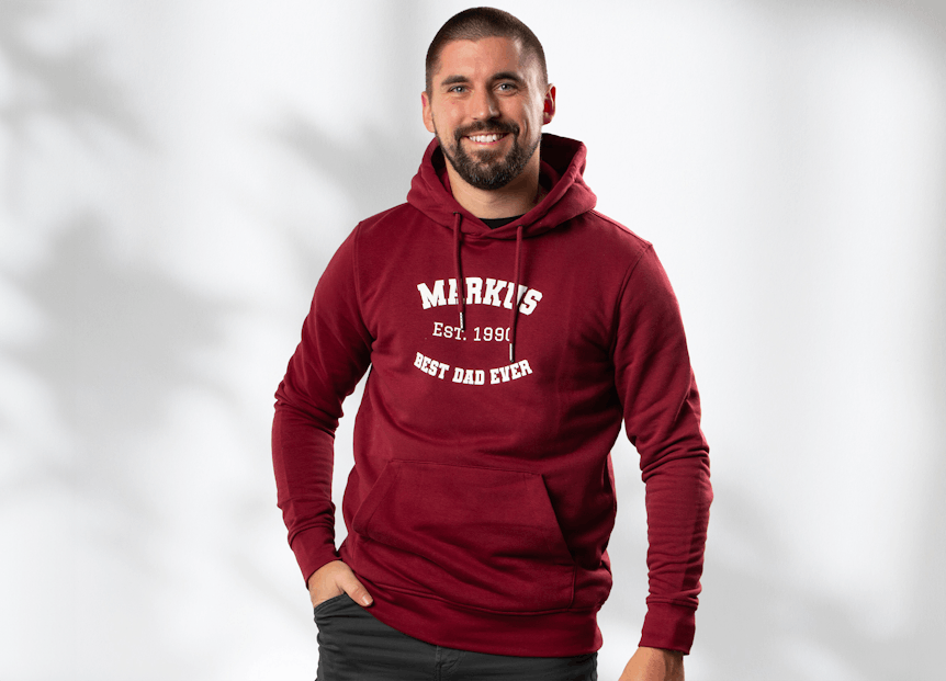 hoodie med egen tekst