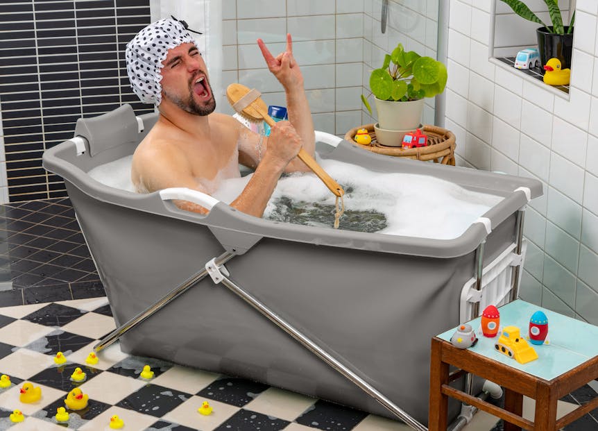 Sammenleggbar badebalje