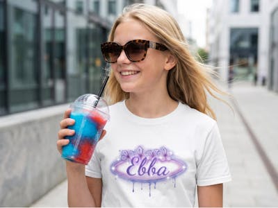 T-skjorte til barn med egen tekst