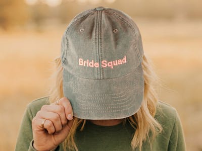 bride squad caps