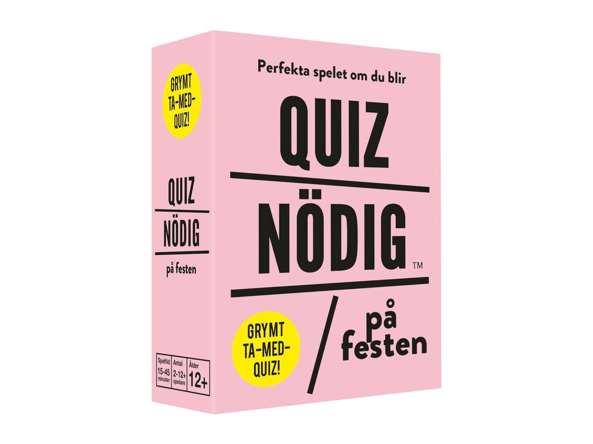 Quiz är ett måste på festen