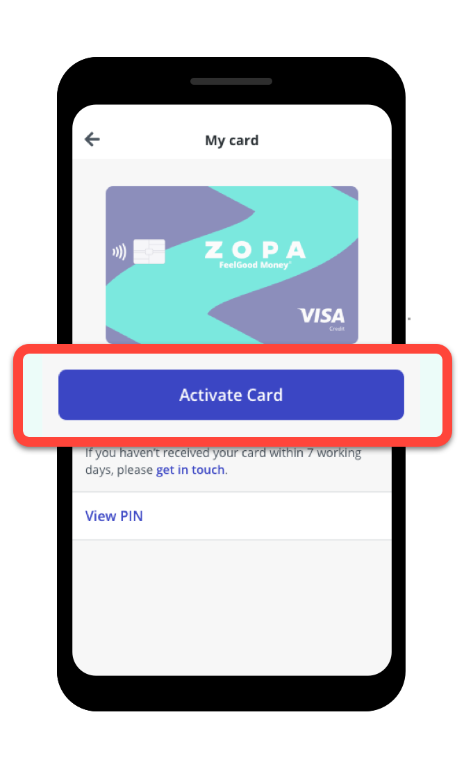 activate credit card online