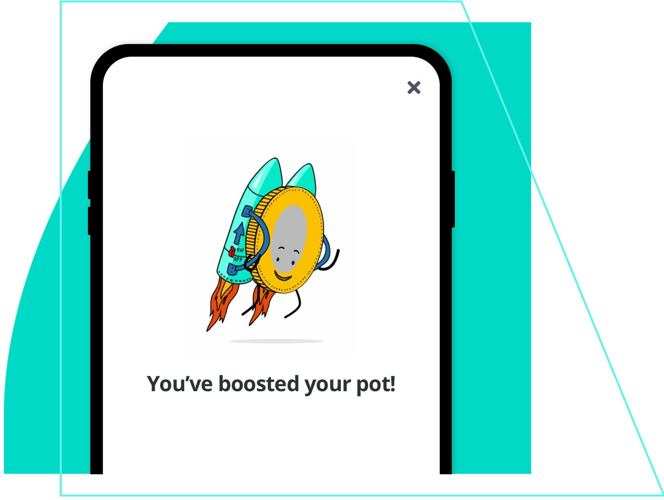 Zopa coin with jet pack