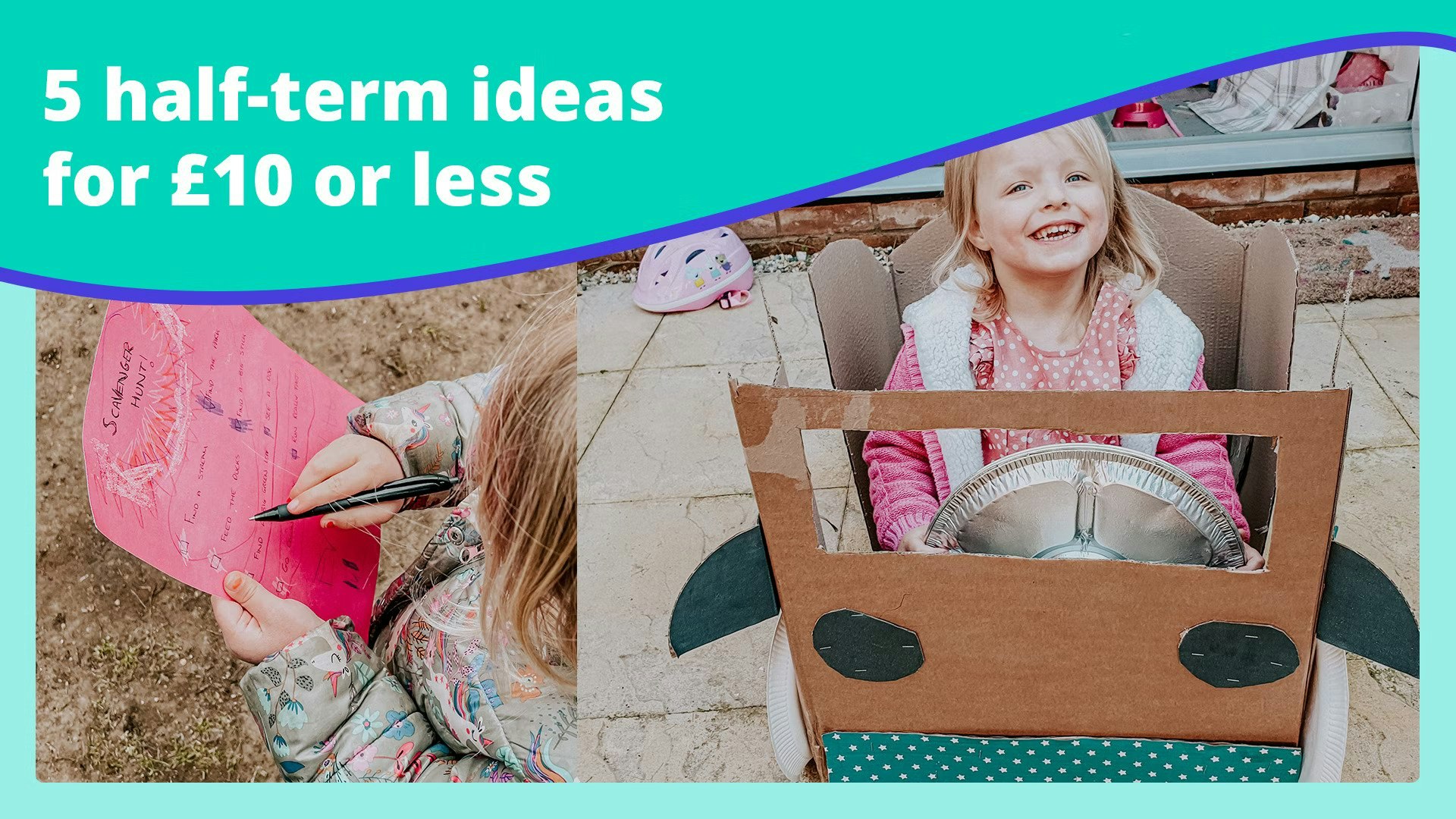 Featured image for 5 half-term ideas for £10 or less