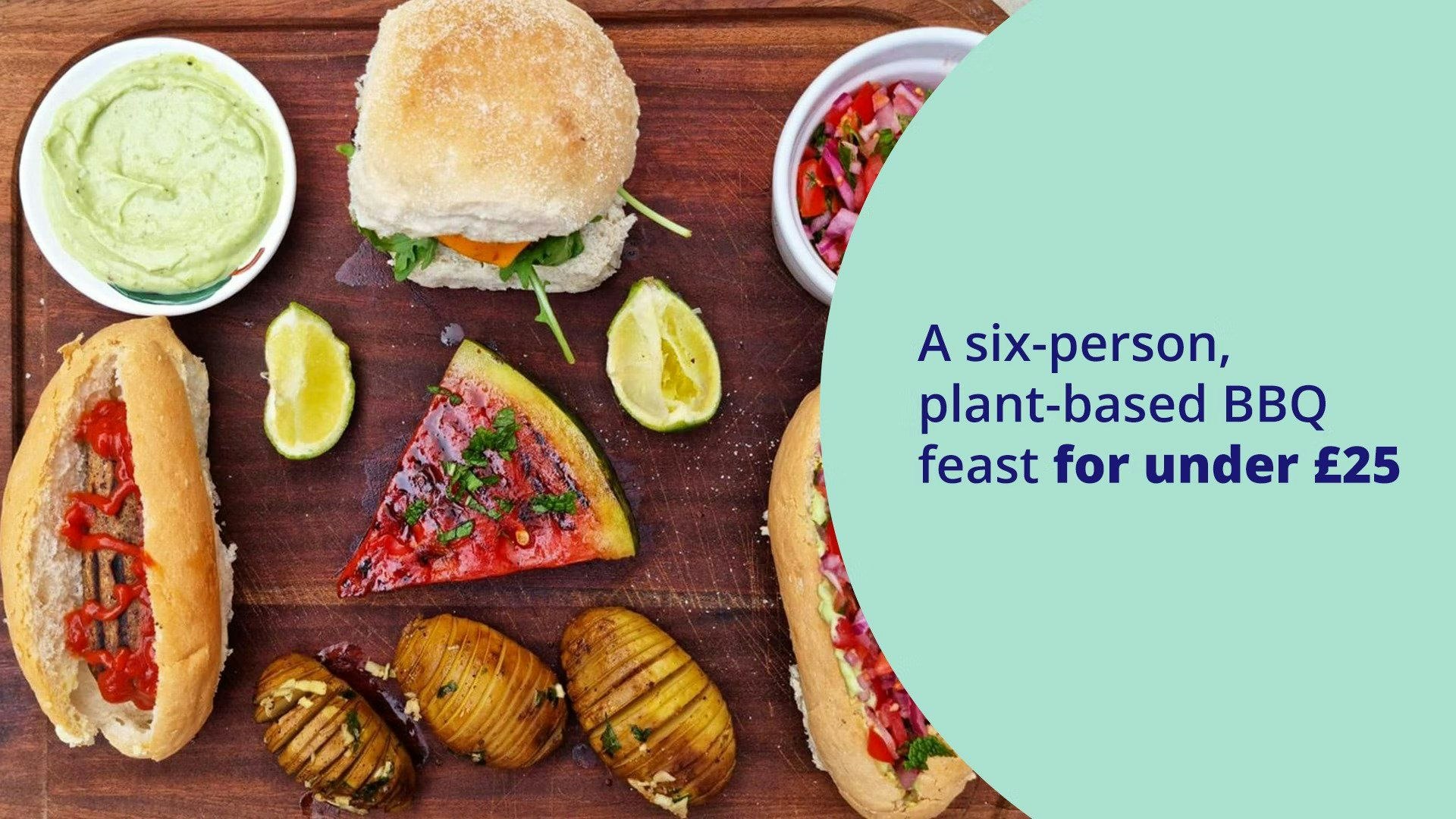Featured image for A six-person, plant-based BBQ feast for under £25