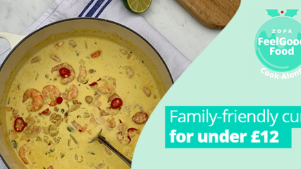 Featured image for The Zopa FeelGood Festive Cookalong: Family-friendly curry for under £12
