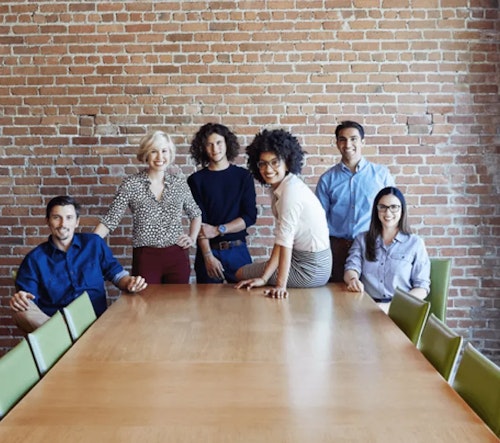 Group of people at table