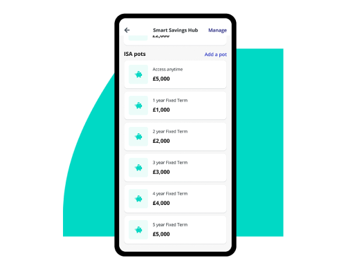 Smart Savings Hub dashboard