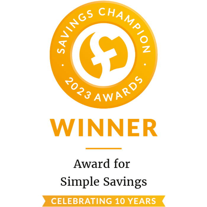 Winner of the simple savings award for 2023