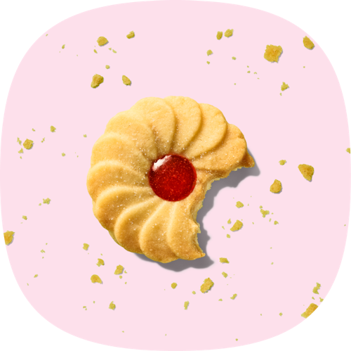 bitten biscuit