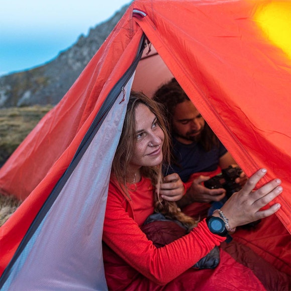 people in tent