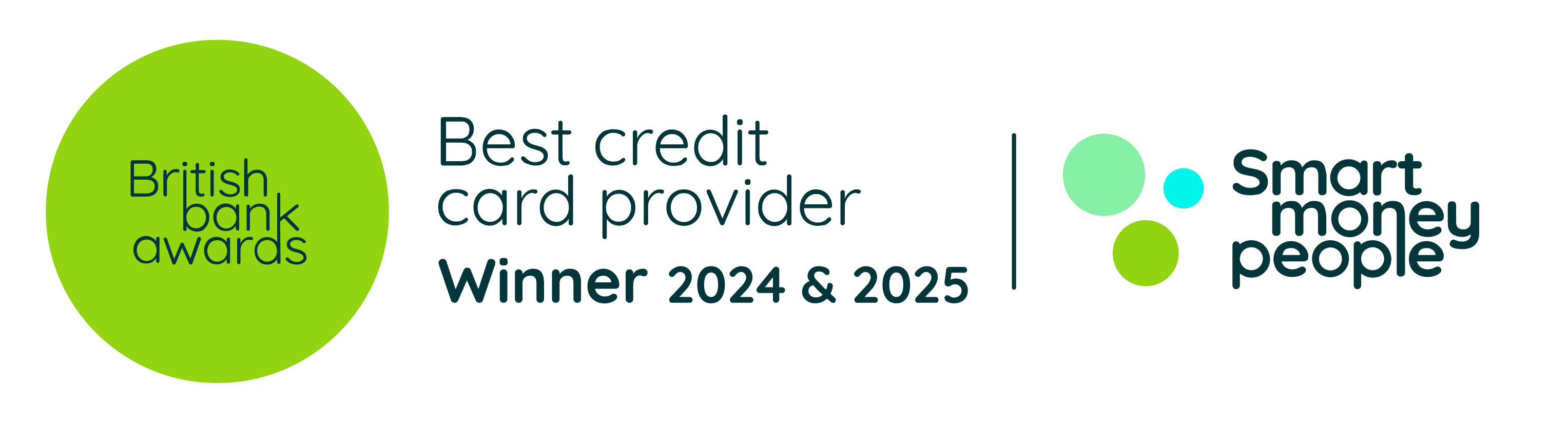 British Bank Awards Best Credit Card Provider Winner 2024 & 2025