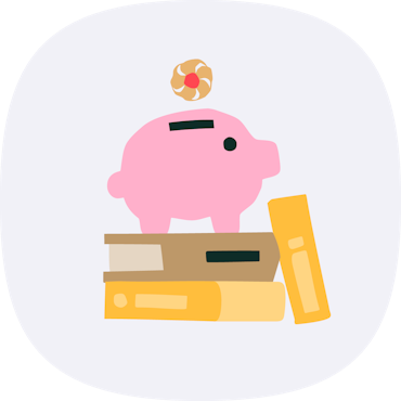 Easy-access savings piggy bank