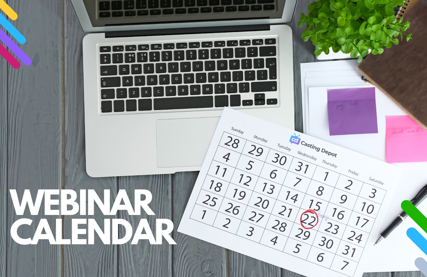 Cover Image for Casting Depot Webinar Calendar 📆