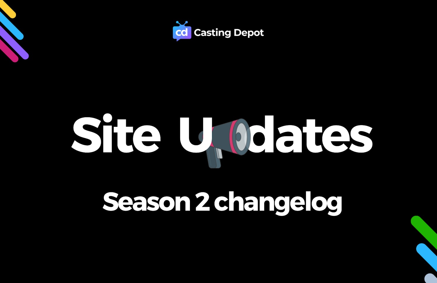 Cover Image for Season 2 of Casting Depot Released!