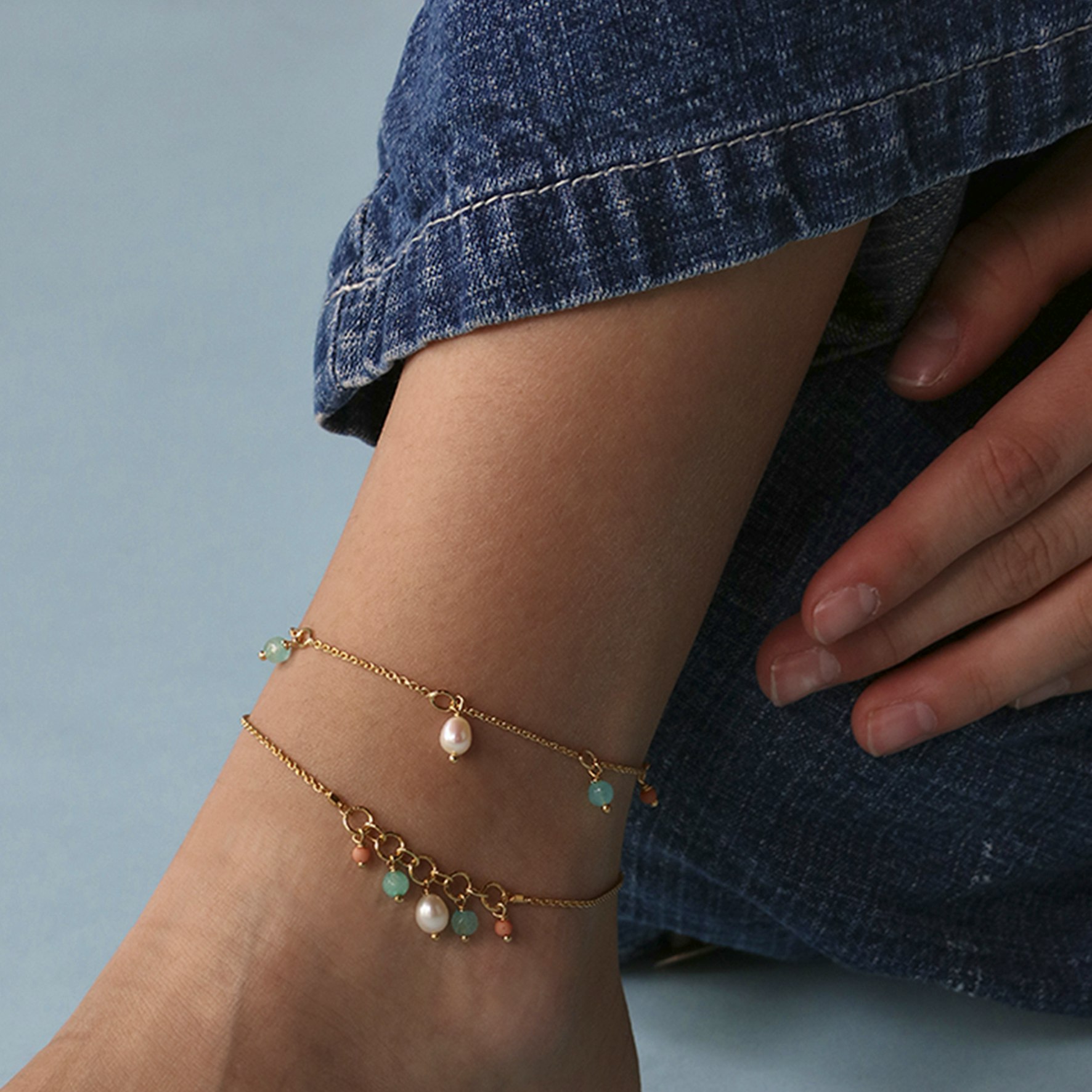 Sistie ankle chains 