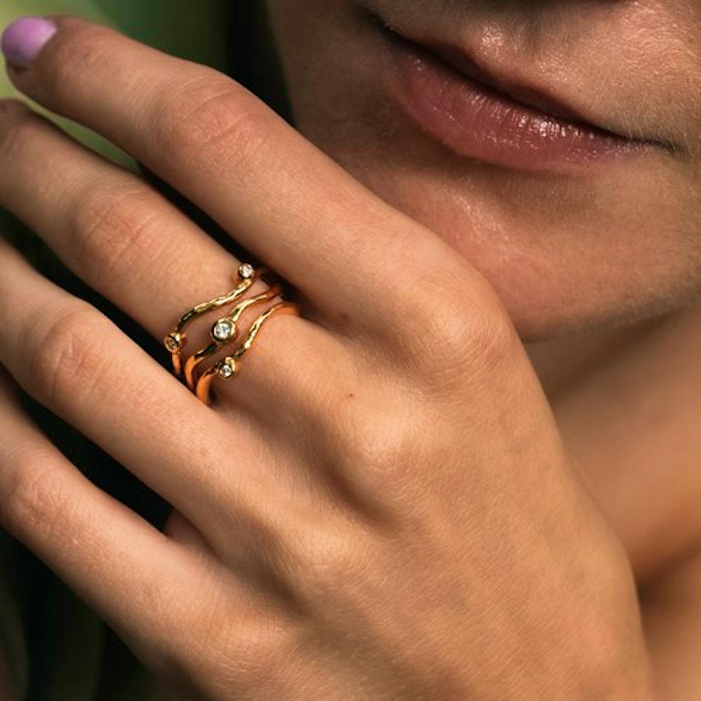 Vera Ring With Zircons - Izabel Camille Must-have smykker til efteråret