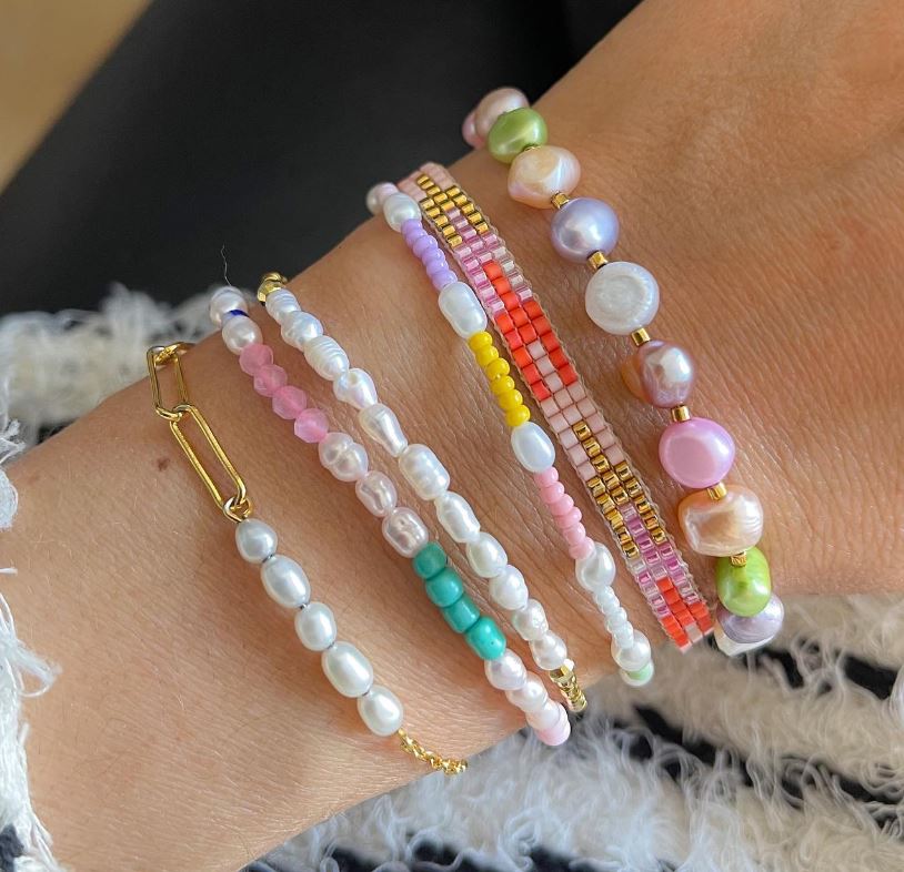 Mary Coral Love Bracelet