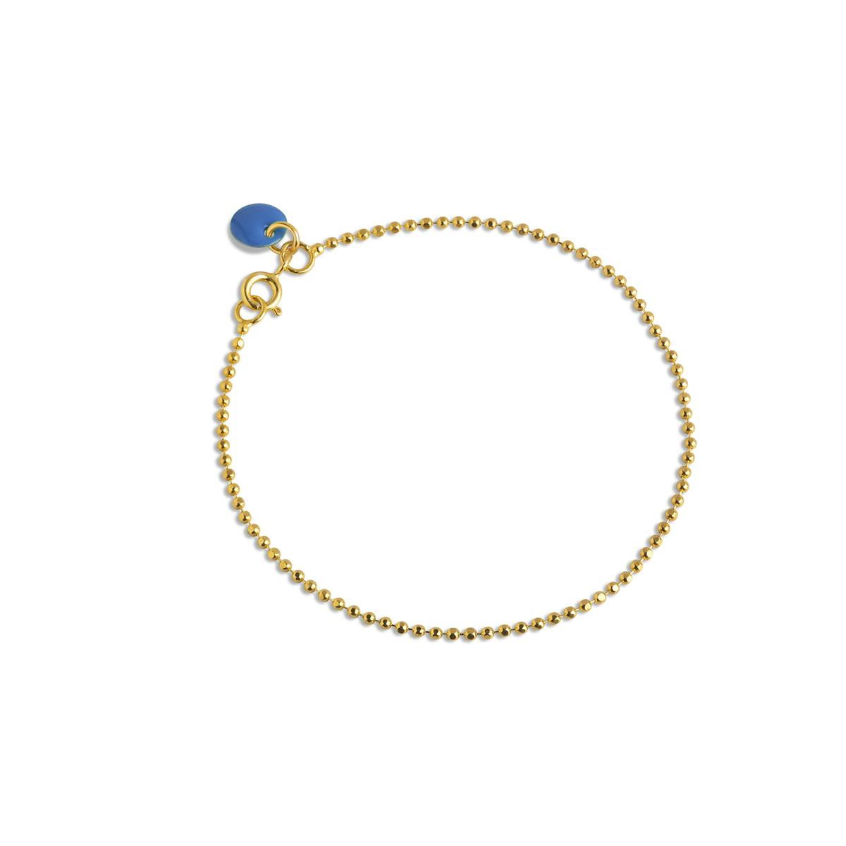 Ball Chain Bracelet Cornflower