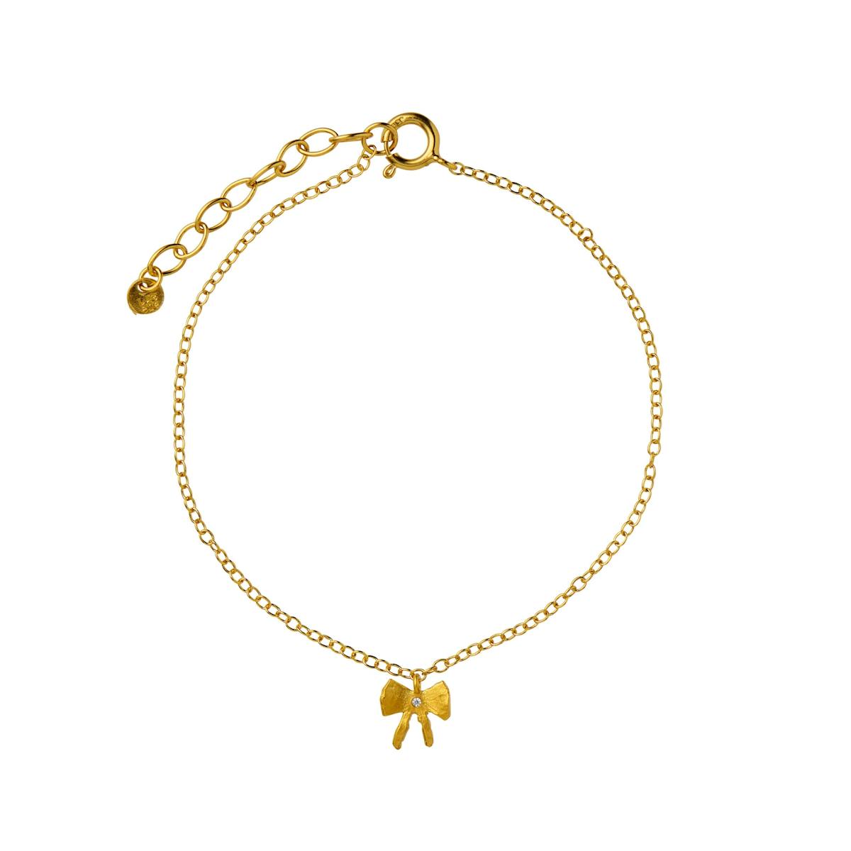 Petit Bow With Stone Bracelet