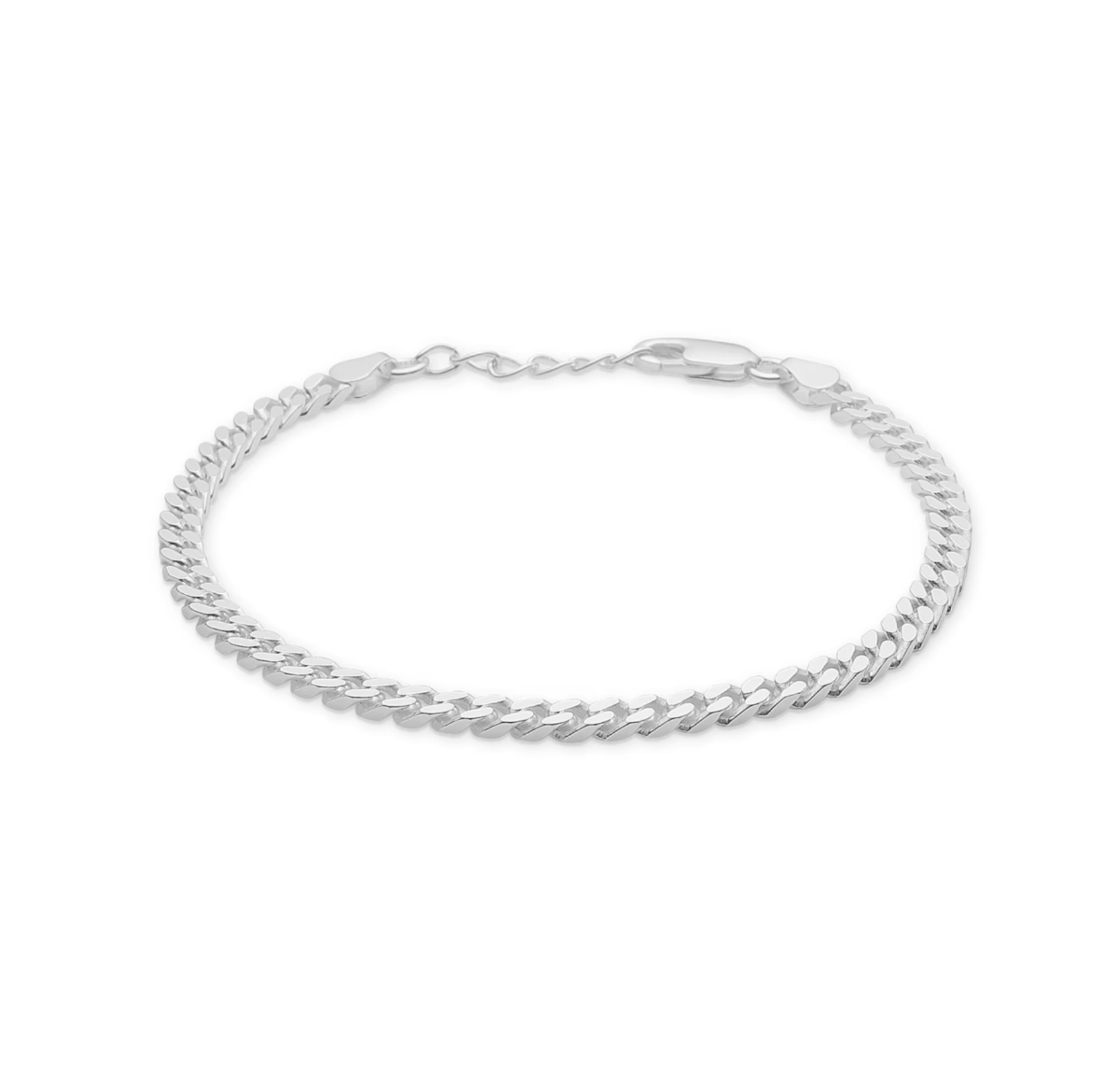 Panser Bracelet - Hopeanvärinen