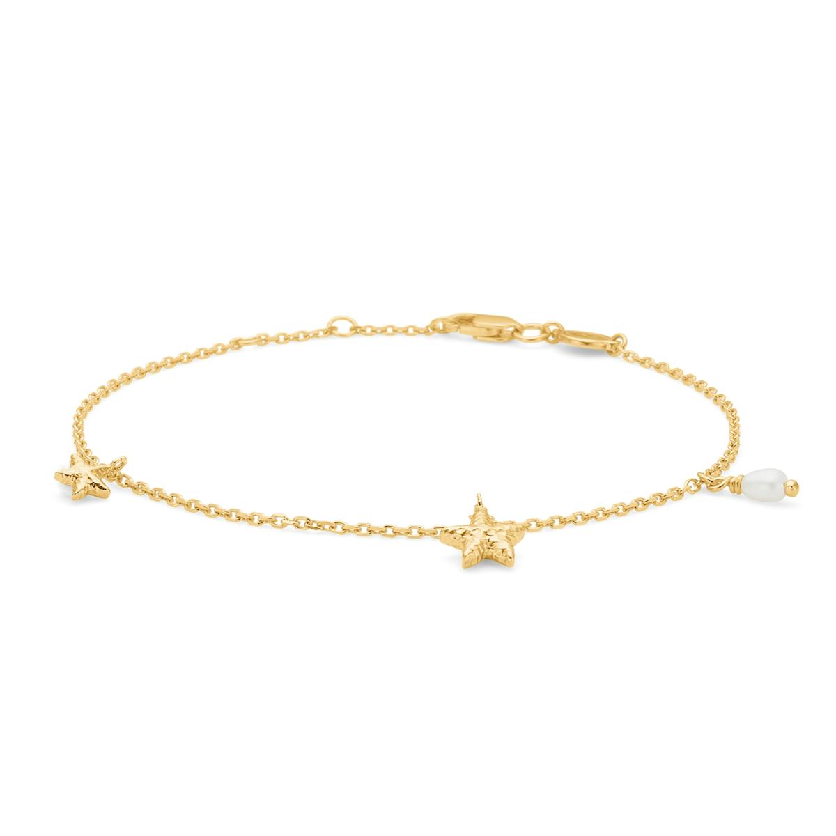 Starfish Lustre Pearl Bracelet