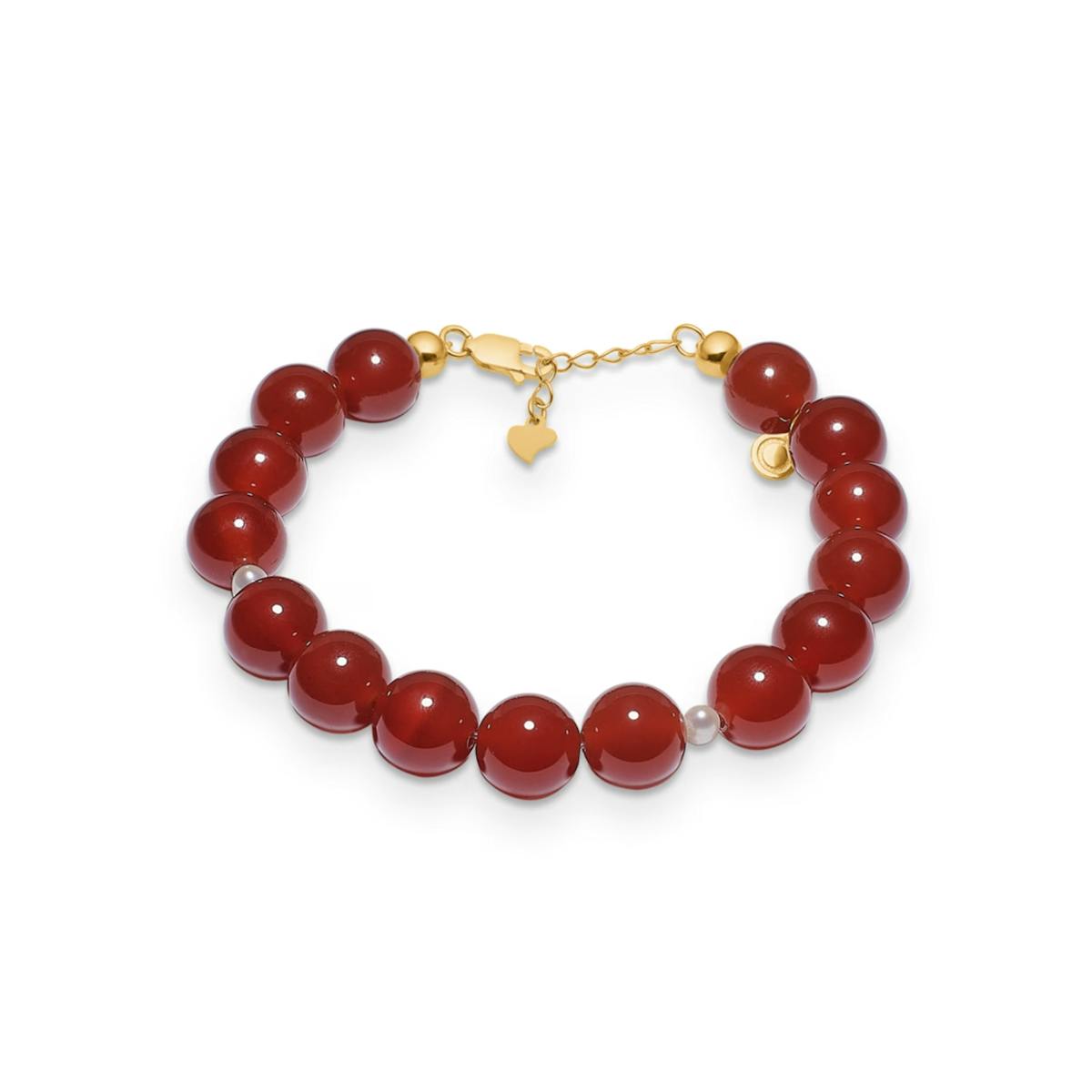 Genuine Carneol Large Bracelet