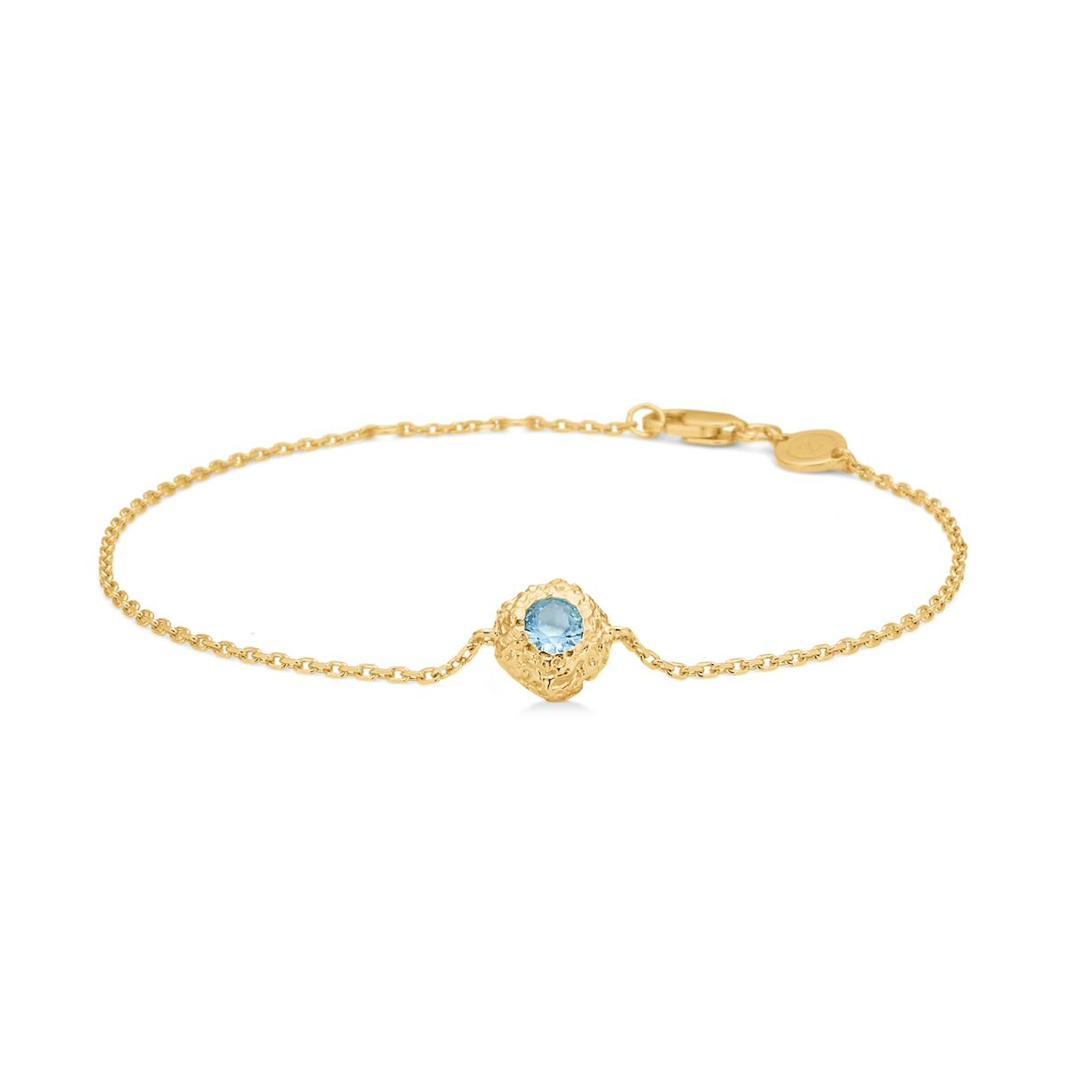 Wild Cliff Blue Zircon Bracelet