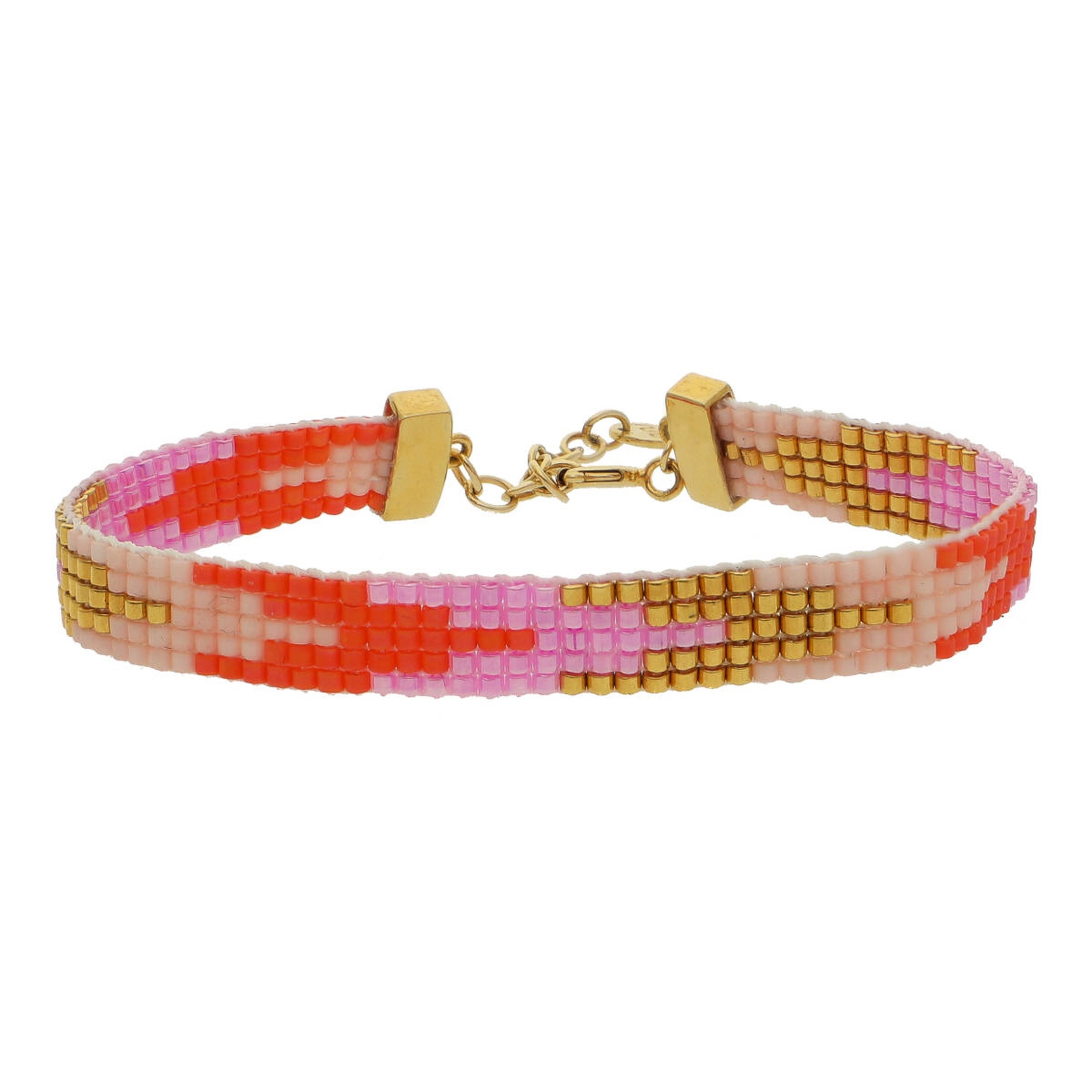 Monika Coral Love Bracelet