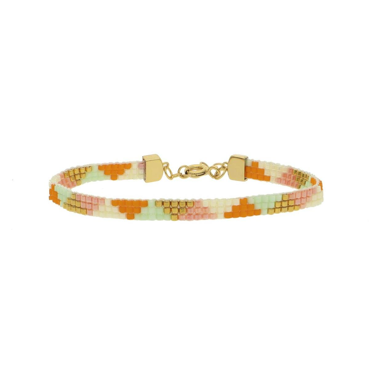 Nancy Orange Multi Bracelet