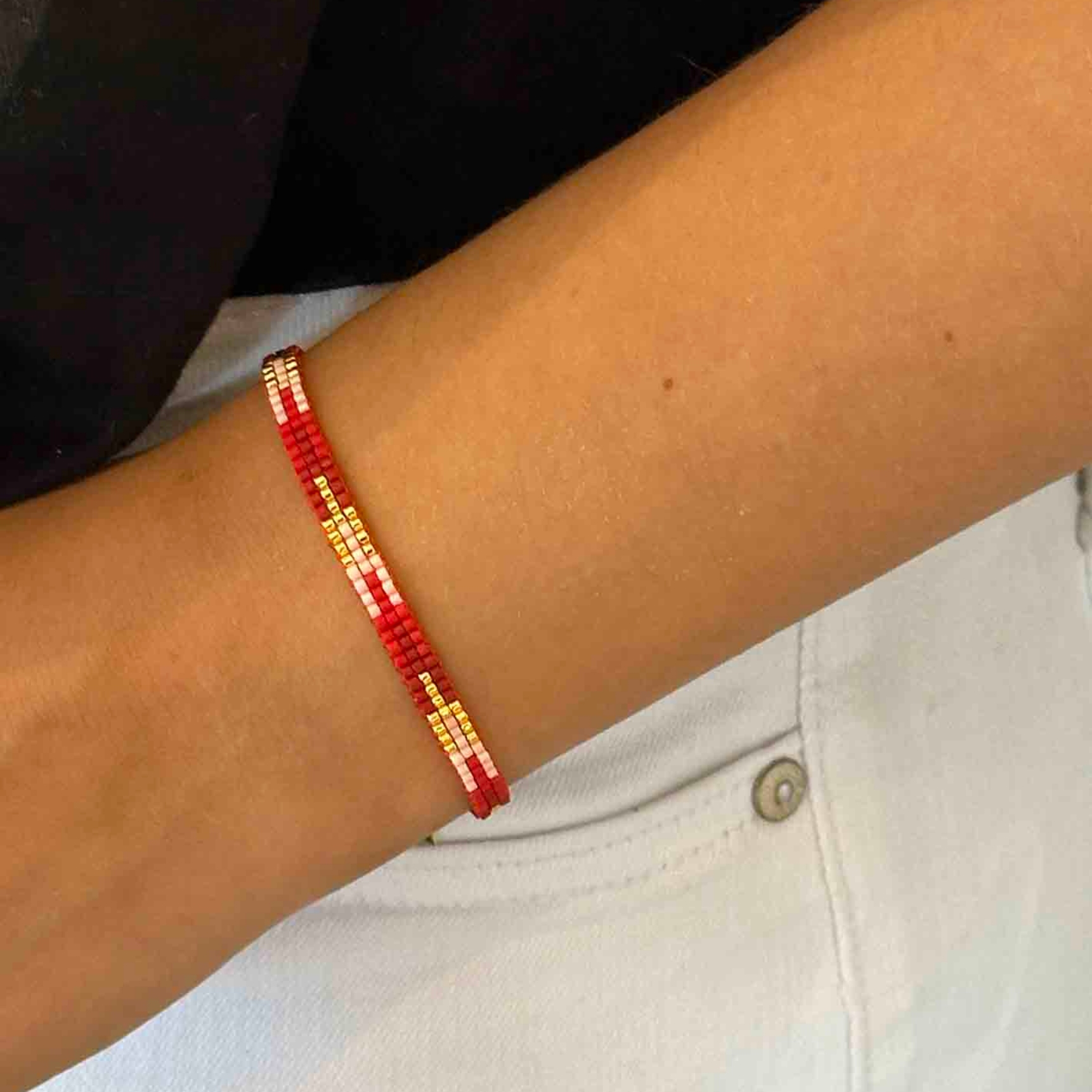 Mary Red Bracelet