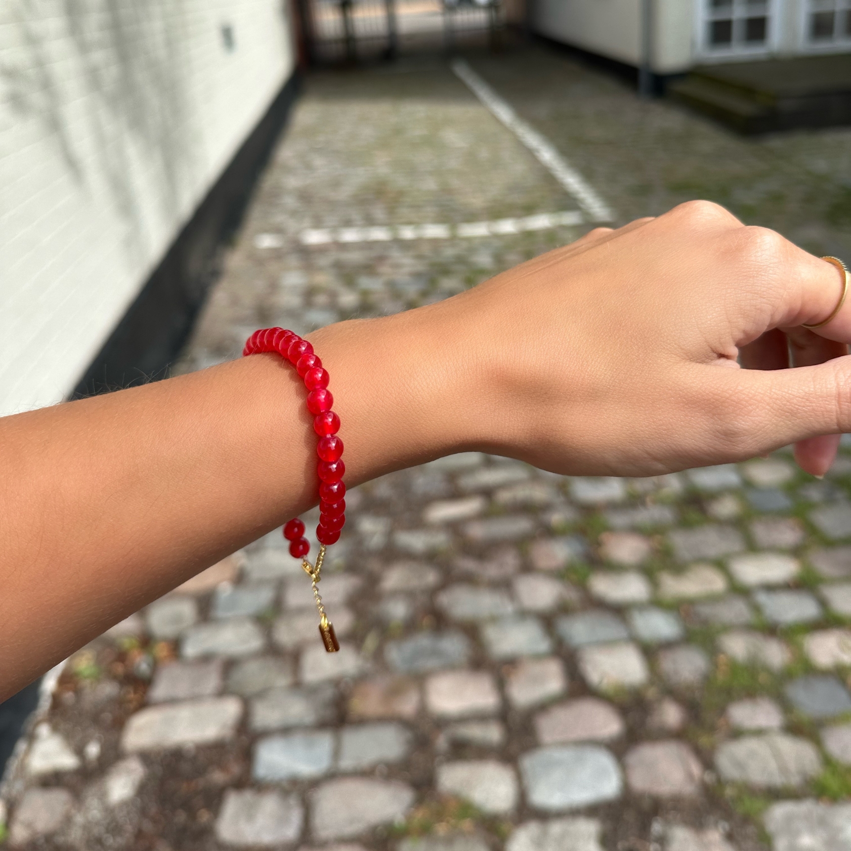 Candy Coral Berry Bracelet