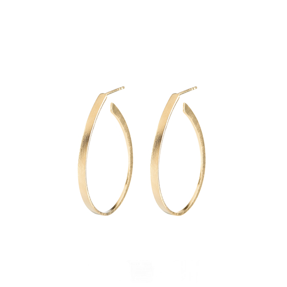 Oval Creol earrings