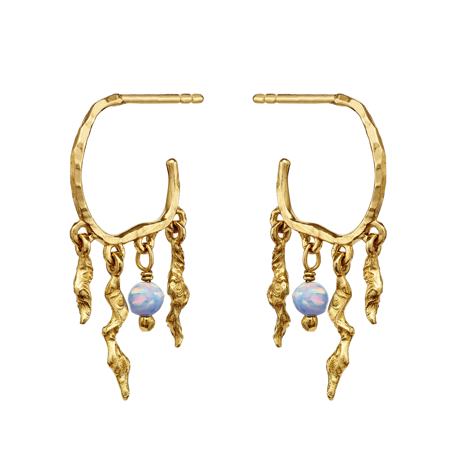 Bayou Earrings - Kullanvärinen, Sininen, Pinkki