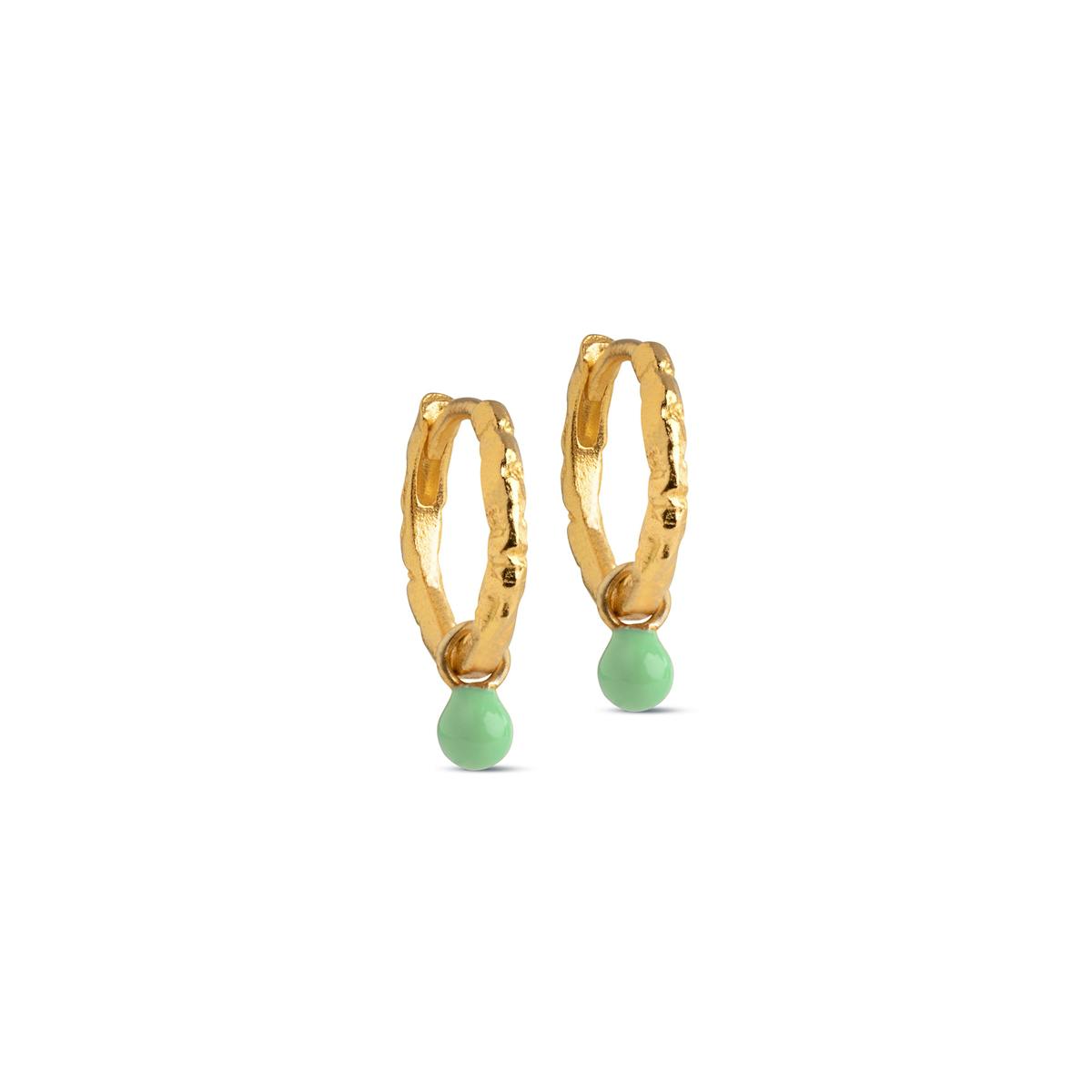 Belle Hoops Dusty Green