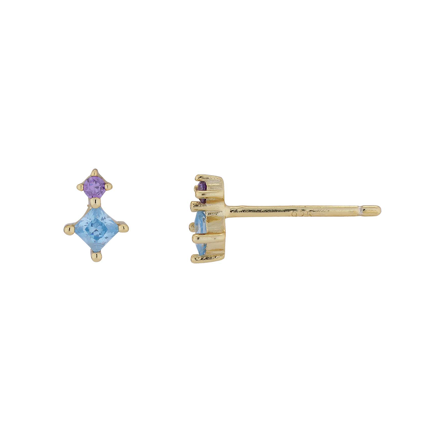 Nynne Earstick Blue-Purple