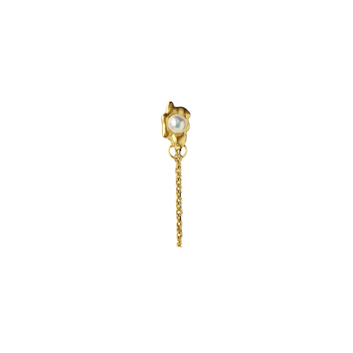 Shelly Pearl Earring With Chain