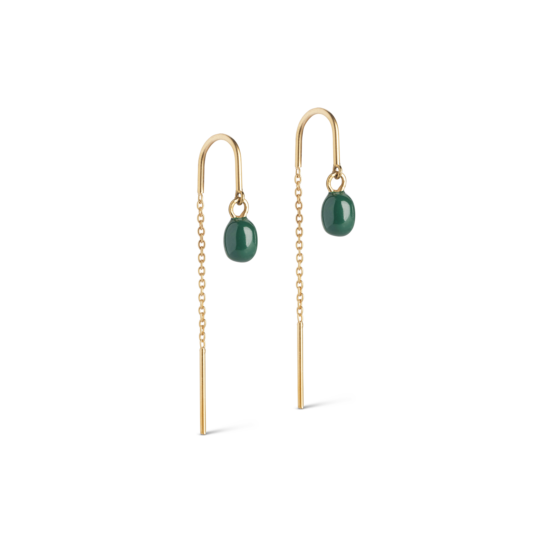 Eleanor Earrings Petrol Green