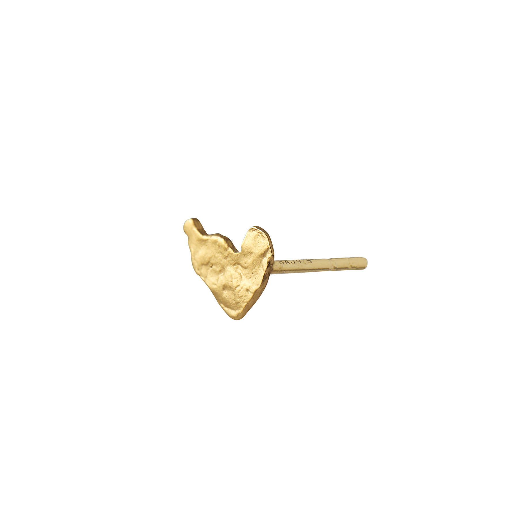 Petit Gold Splash Earring Disco Heart