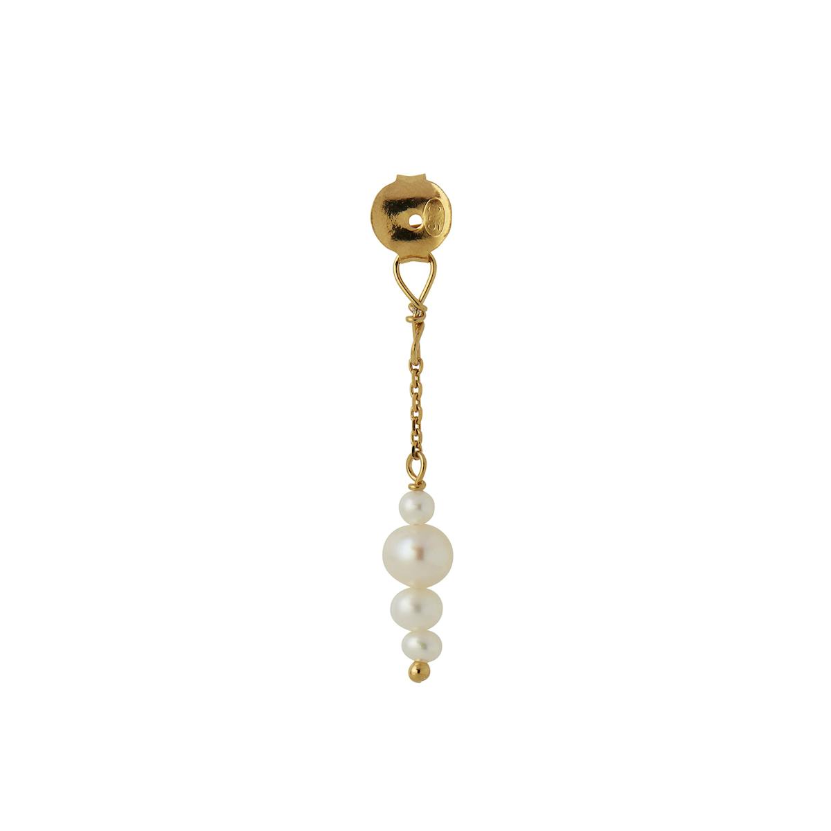 Petit Pearl Berries Behind Ear Earring