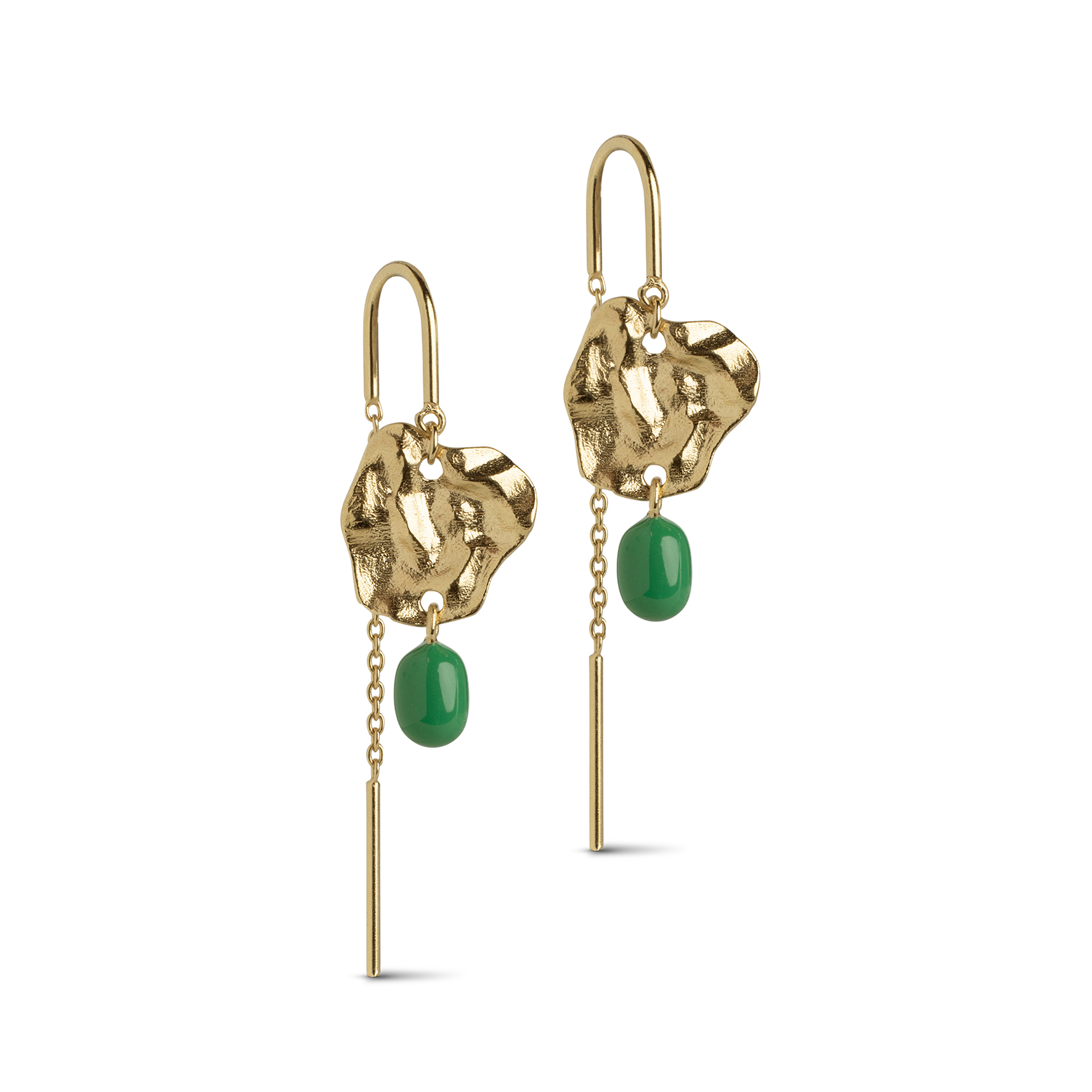 Kai Earrings Grass Green