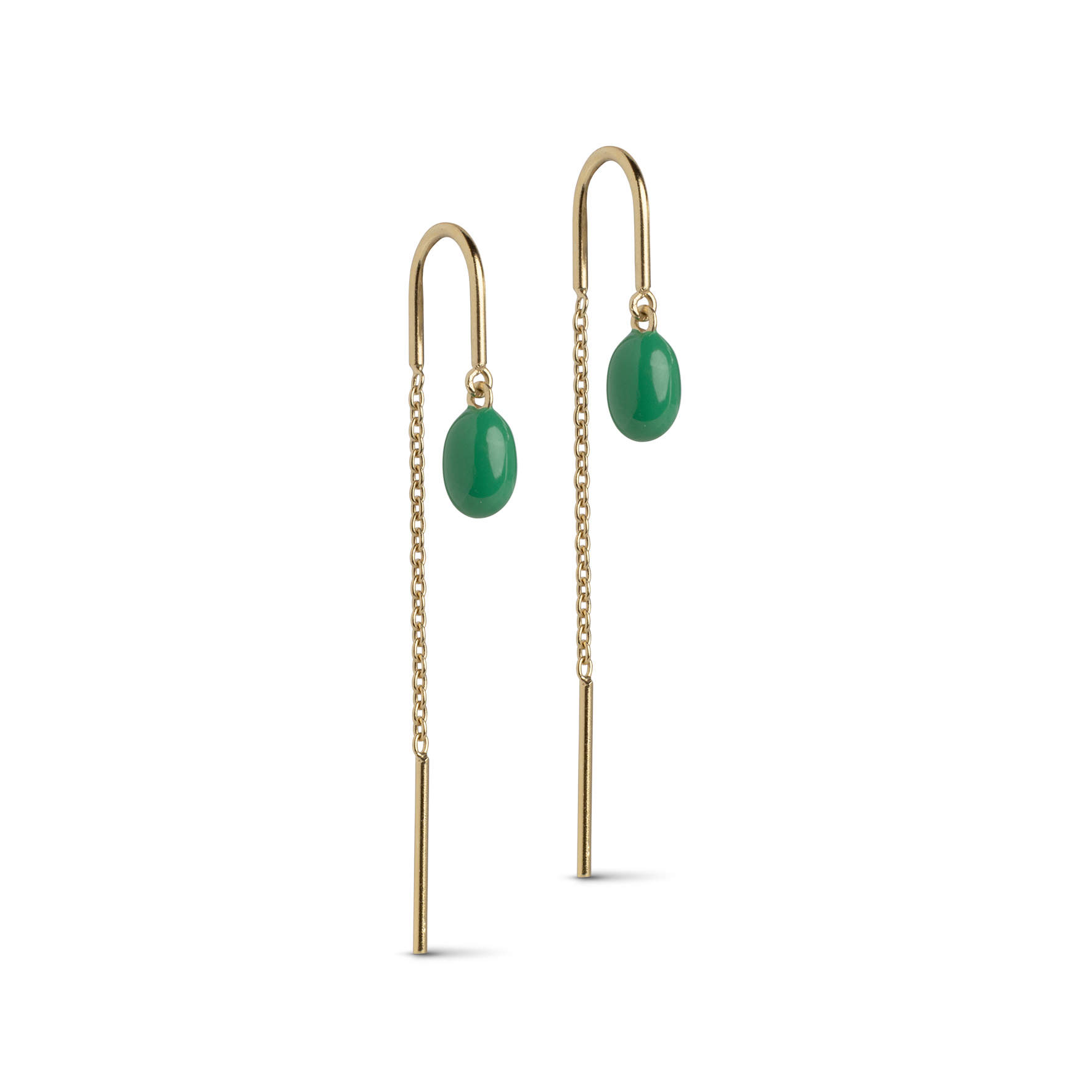 Eleanor Earrings Grass Green