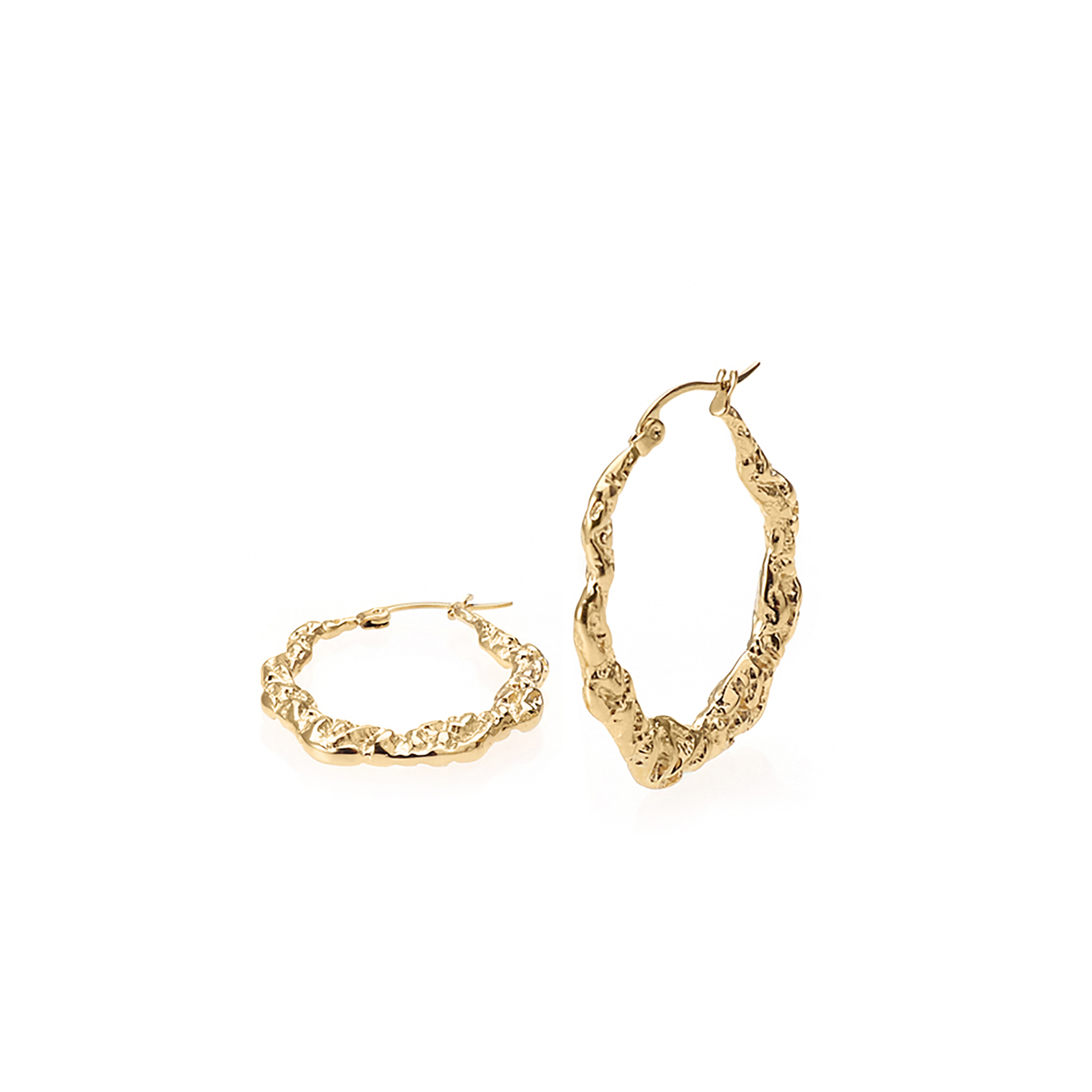 Xenia x Sistie 2nd Large Earrings - Kullanvärinen