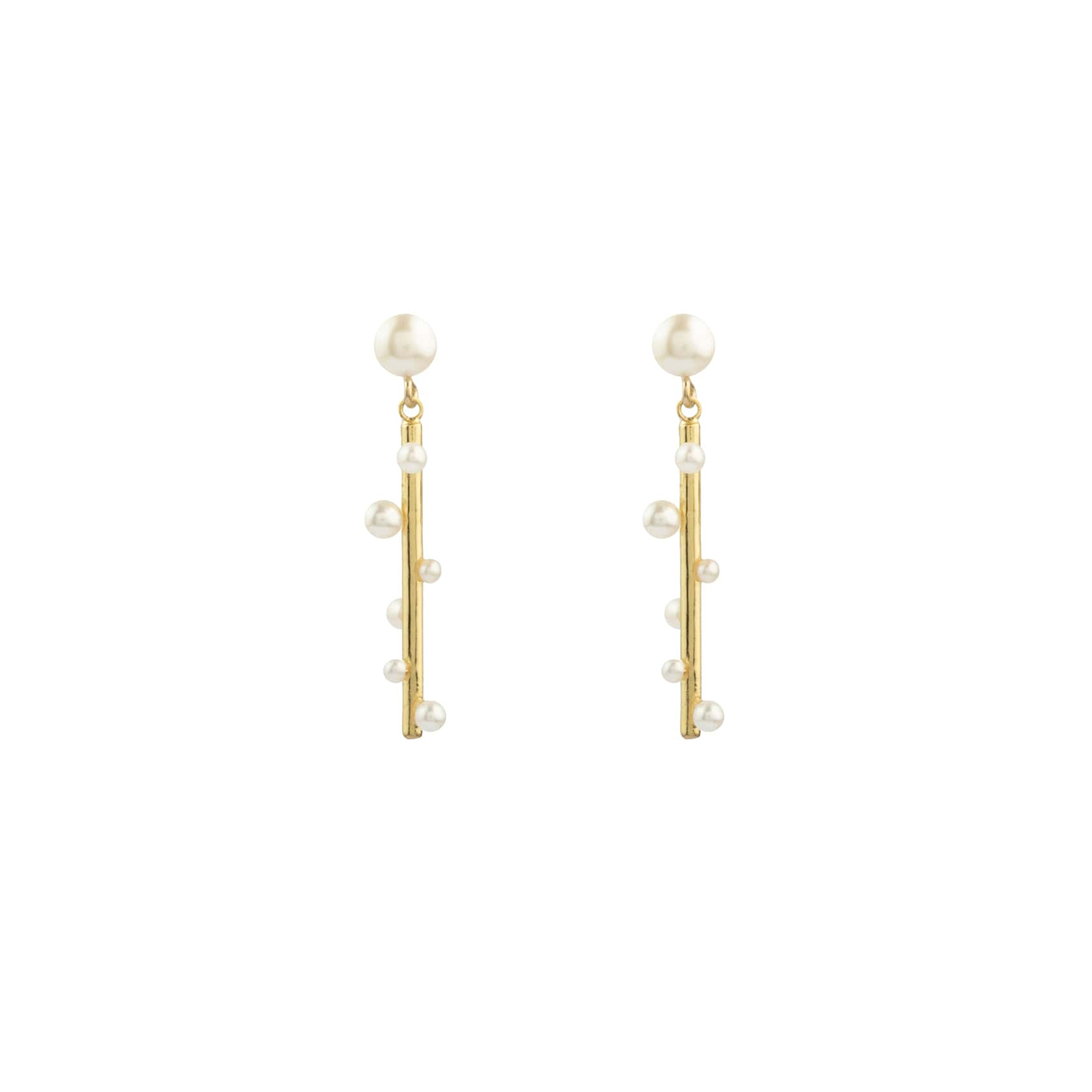 Venus Monument Earrings - Kullanvärinen, Valkoinen