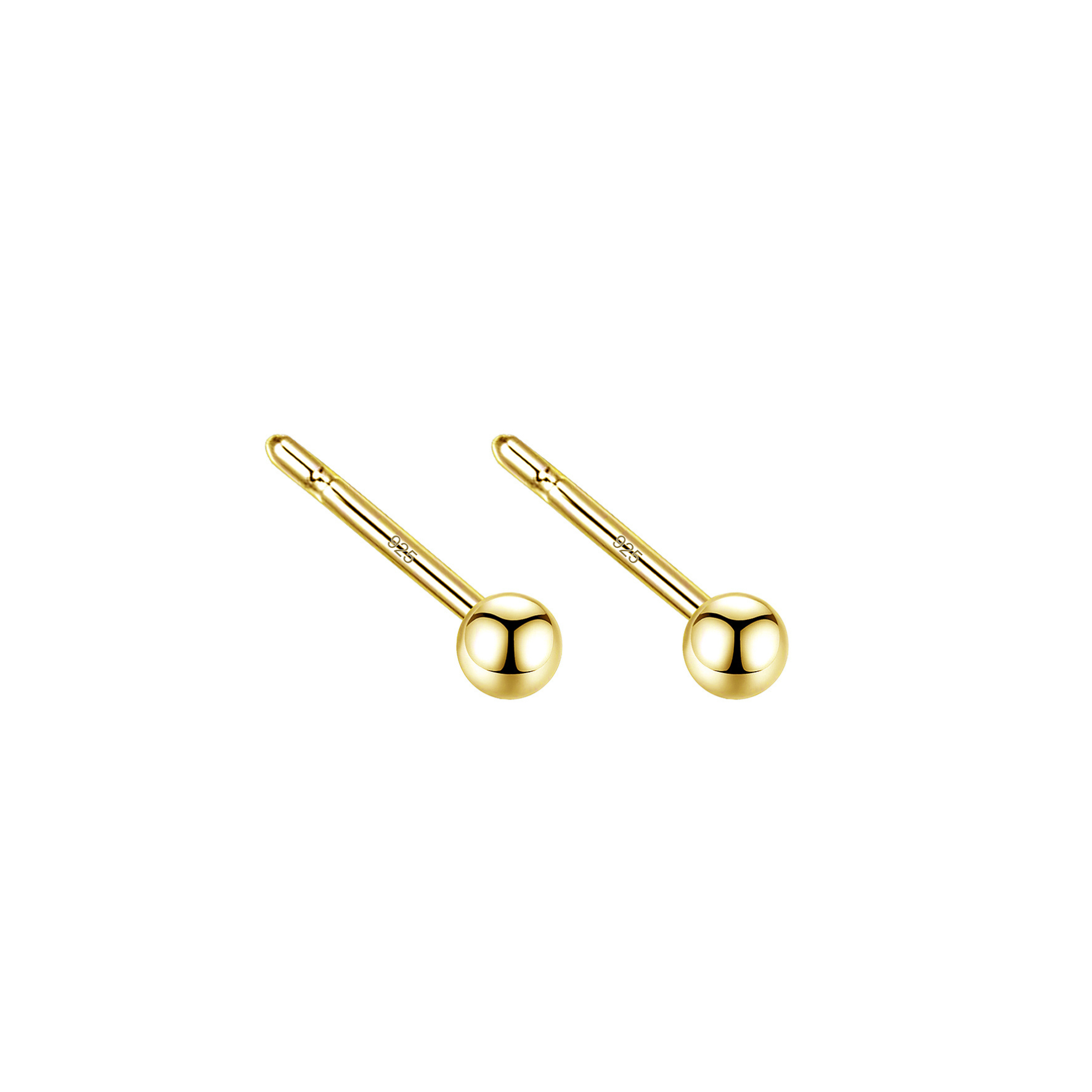 Noell Beads Studs - Gold color