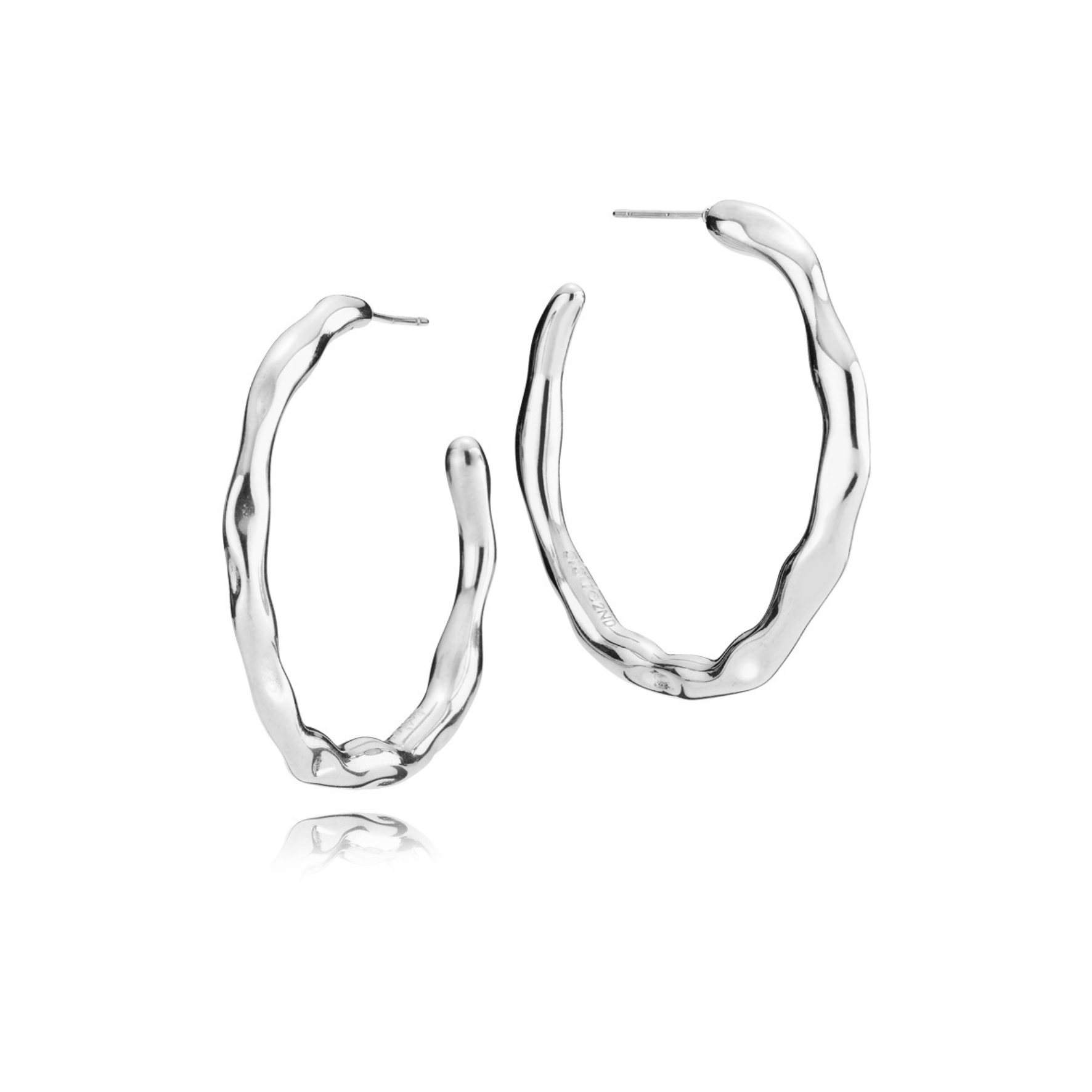 Gabi x Sistie 2nd Hoops Large - Couleur argent