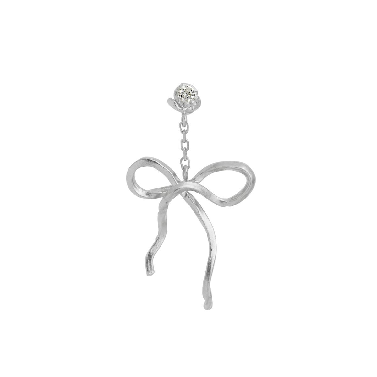 Dangling Flow Bow Earring