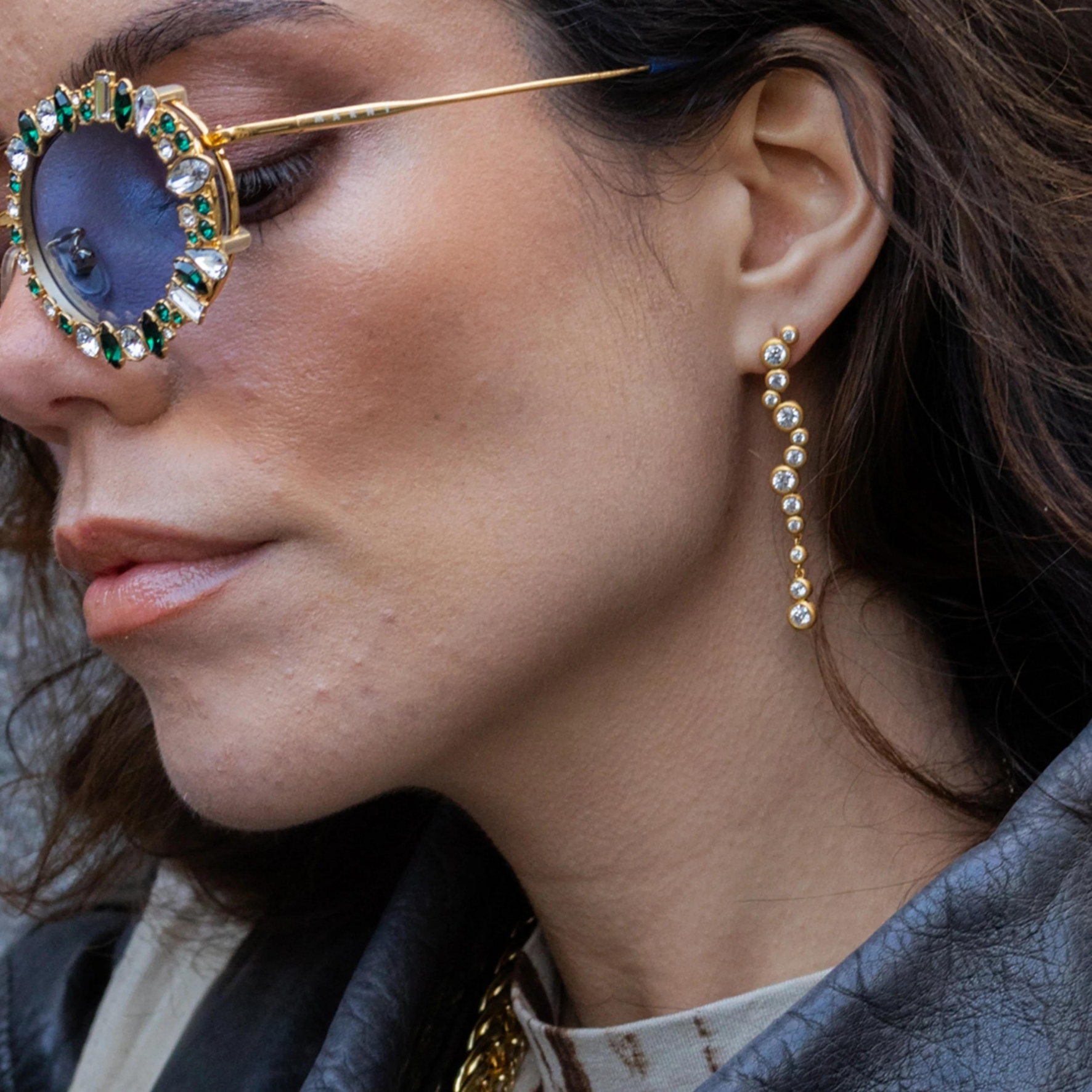 Stardust Earrings Long